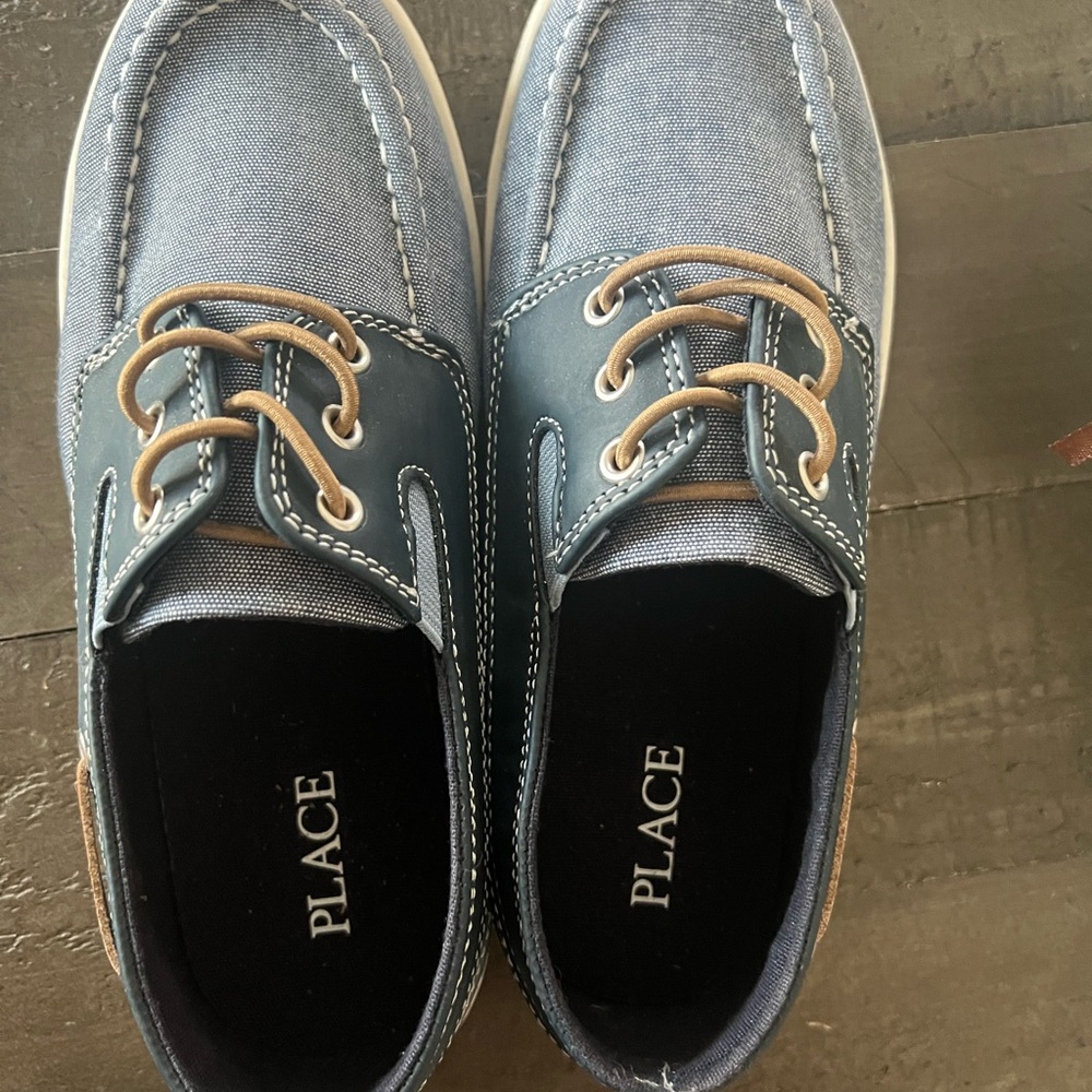 Place Kids Blue Dress Shoes